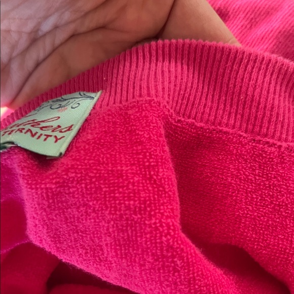 Feathers Maternity Vibrant Pink Leggings - Picture 6 of 6